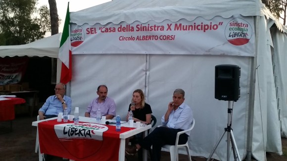 Coi compagni di Ostia per discutere di mafie e commissariamento del municipio