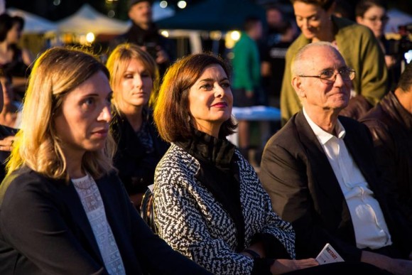 Con Laura Boldrini e Peppino Lavorato a Restart